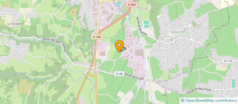 localisation de l'entreprise ADAP TABLE à VOURLES