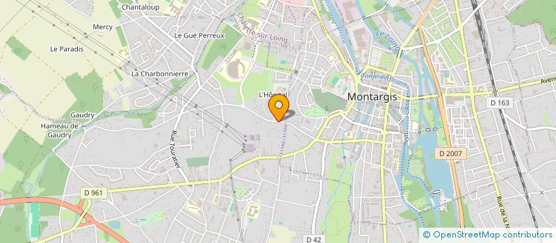localisation de l'entreprise ADAPAGE MONTARGIS à VILLEMANDEUR