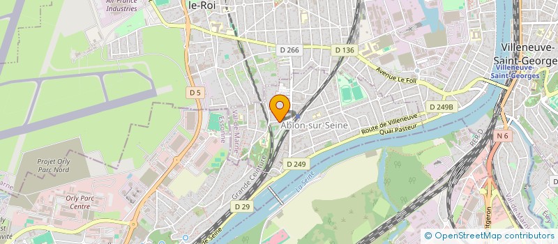 localisation de l'entreprise ADAPE  ABLON-SUR-SEINE