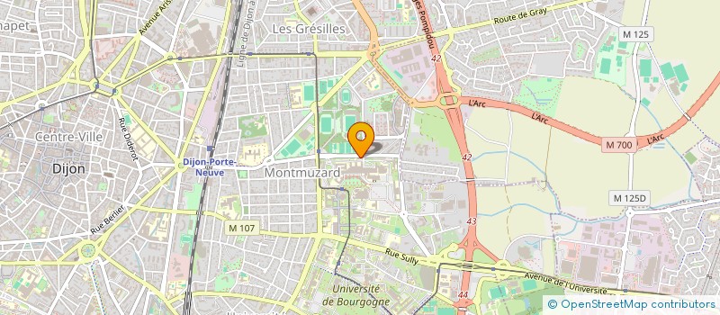 localisation de l'entreprise ADAPEH à DIJON