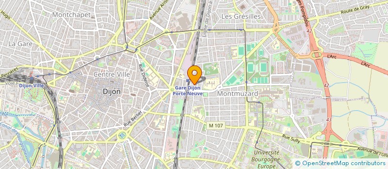 localisation de l'entreprise ADAPEI AGES à DIJON