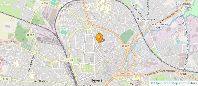 localisation de l'entreprise ADAPEI AVENIR à NEVERS