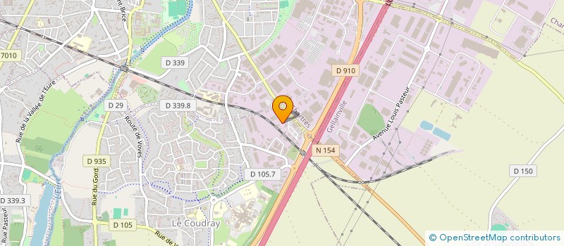 localisation de l'entreprise ADAPEI LES PAPILLONS BLANCS à LE COUDRAY