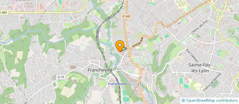 localisation de l'entreprise ADAPG  FRANCHEVILLE