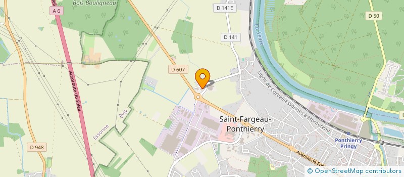 localisation de l'entreprise ADAPIECES SA à SAINT-FARGEAU-PONTHIERRY