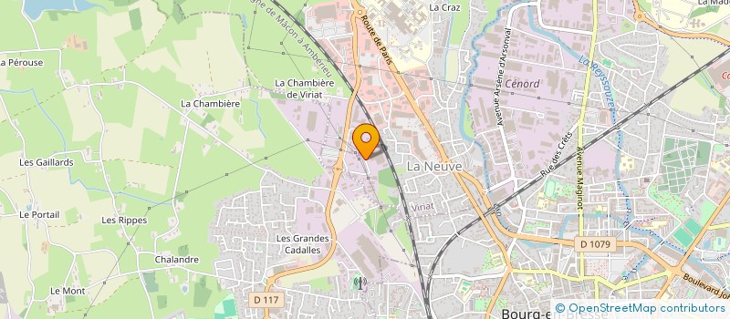 localisation de l'entreprise ADAPIMMO à VIRIAT