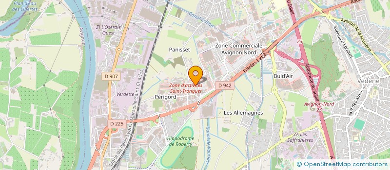 localisation de l'entreprise ADAPINFO à VEDENE