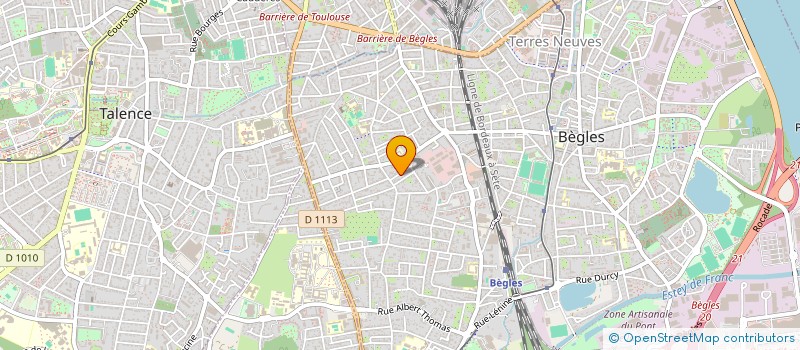 localisation de l'entreprise ADAPS à BEGLES