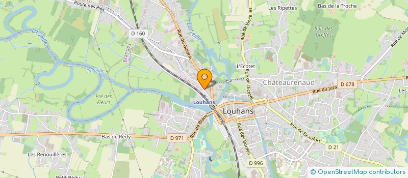 localisation de l'entreprise ADAPT' ASSUR COURTAGE à LOUHANS