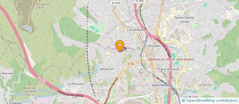 localisation de l'entreprise ADAPT COM à MARSEILLE