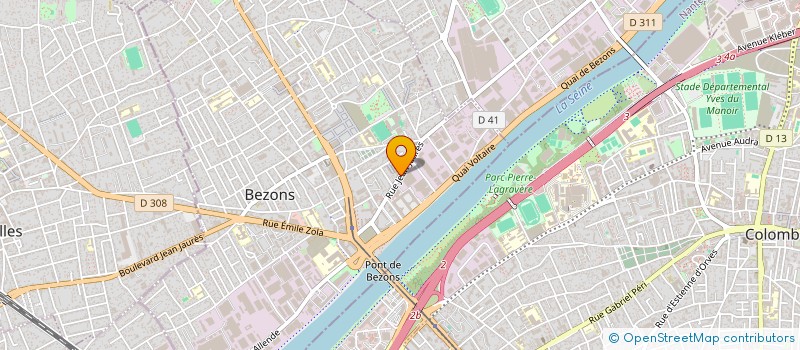 localisation de l'entreprise ADAPT ELEC  BEZONS