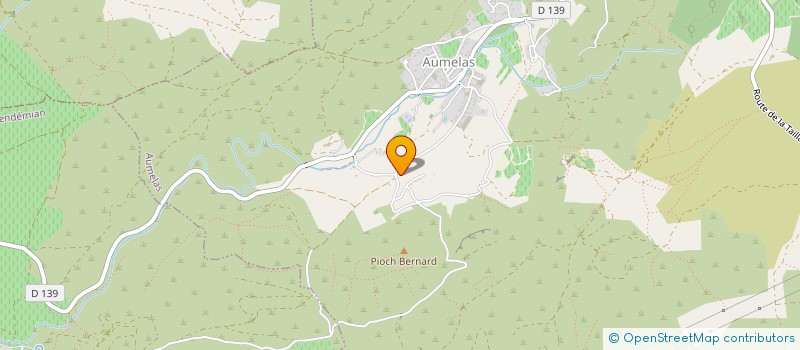 localisation de l'entreprise ADAPT ET SIGNE (ASSOCIATION D'ACCOMPAGNEMENT PEDAGOGIQUE POUR TOUS)  AUMELAS