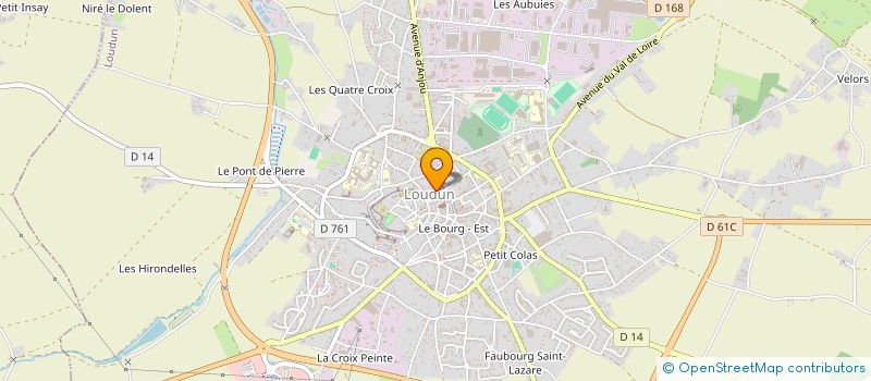 localisation de l'entreprise ADAPT'FORME ET EQUILIBRE EN LOUDUNAIS  LOUDUN