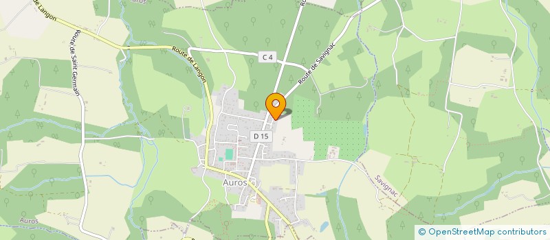 localisation de l'entreprise ADAPT'HABITAT  AUROS