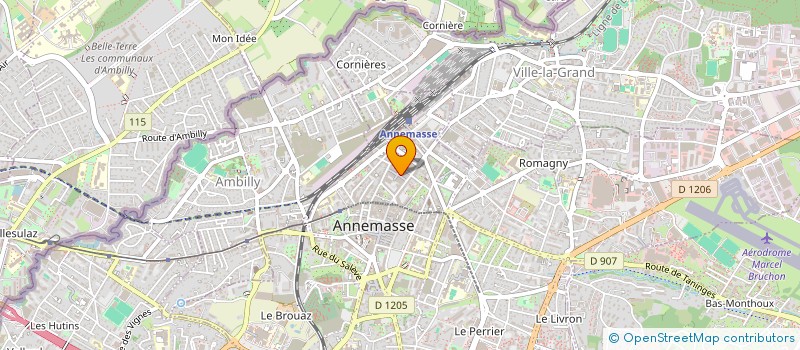 localisation de l'entreprise ADAPT HAIR CONCEPT à ANNEMASSE