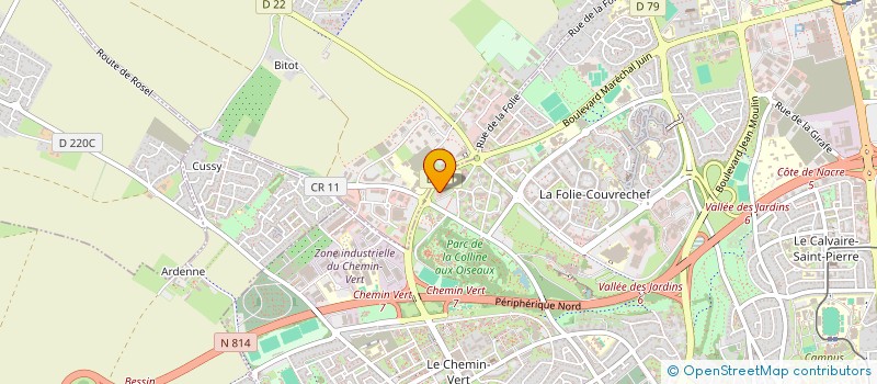localisation de l'entreprise ADAPT'IMM à CAEN