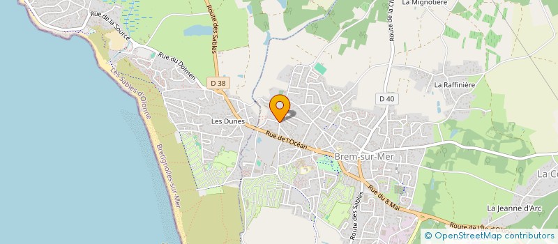 localisation de l'entreprise ADAPT SENIOR à BREM-SUR-MER