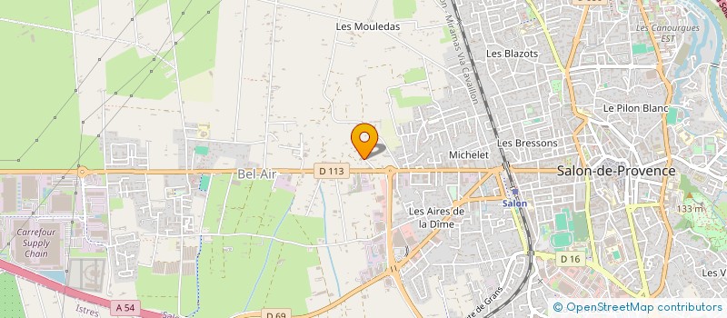 localisation de l'entreprise ADAPT&SPORT (A&S) à SALON-DE-PROVENCE