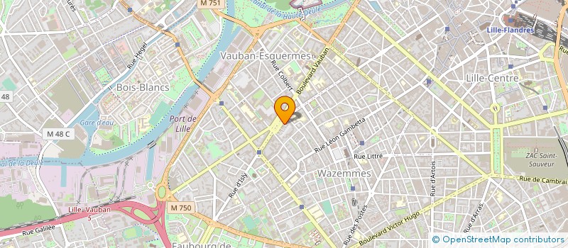 localisation de l'entreprise ADAPTAFORM à LILLE