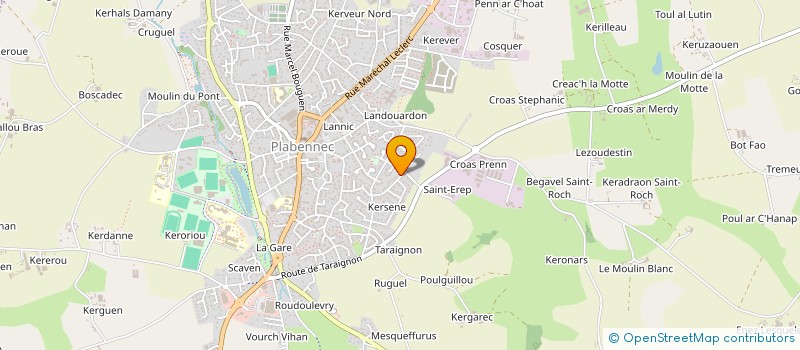 localisation de l'entreprise ADAPTAMOUV' à PLABENNEC