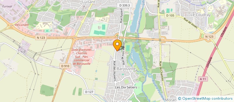 localisation de l'entreprise ADAPTAVIA à FONTENAY-SUR-EURE