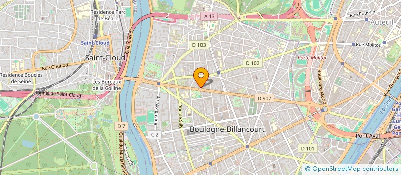localisation de l'entreprise ADAPTE TA COM à BOULOGNE-BILLANCOURT