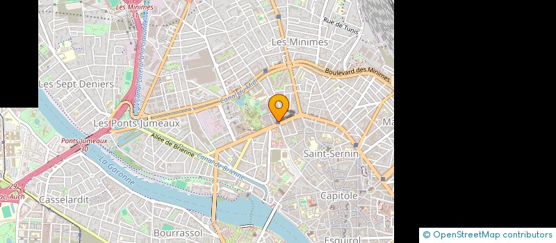 localisation de l'entreprise ADAPTE TON TRANSPORT à TOULOUSE