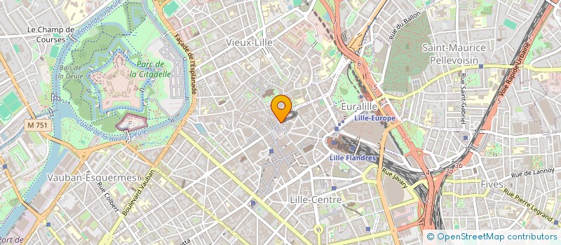 localisation de l'entreprise ADAPTEL 006 à LILLE