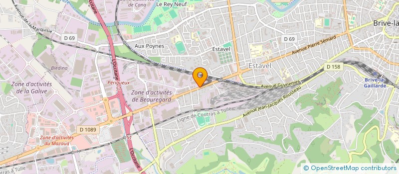 localisation de l'entreprise ADAPTENCIA  BRIVE-LA-GAILLARDE