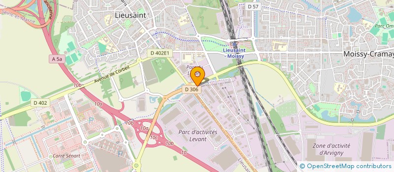 localisation de l'entreprise ADAPTIME à MOISSY-CRAMAYEL