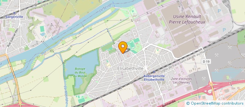 localisation de l'entreprise ADAPTIMMO  AUBERGENVILLE