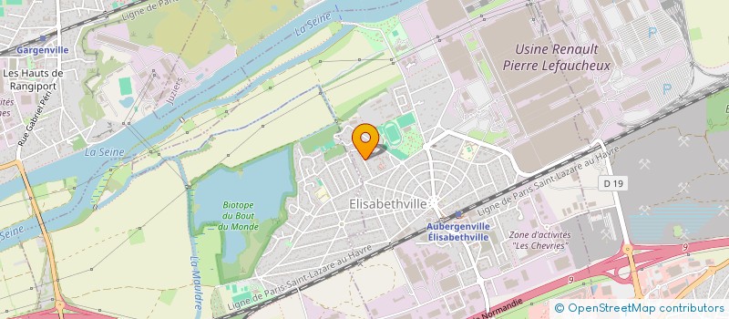 localisation de l'entreprise ADAPTIMMO2  AUBERGENVILLE