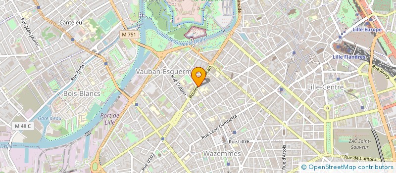localisation de l'entreprise ADAPTSYS à LILLE