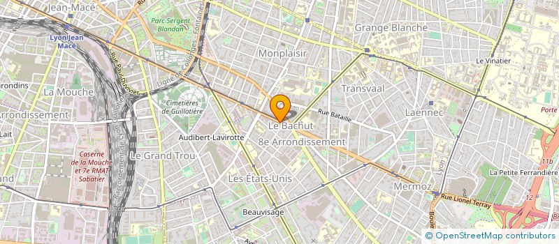 localisation de l'entreprise ADAQ CONSEIL à LYON