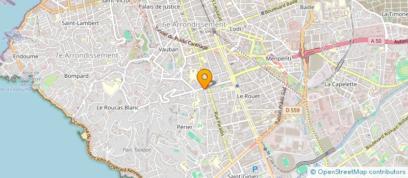 localisation de l'entreprise ADAR  MARSEILLE