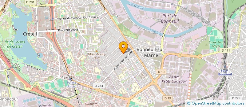 localisation de l'entreprise ADAR 55  BONNEUIL-SUR-MARNE