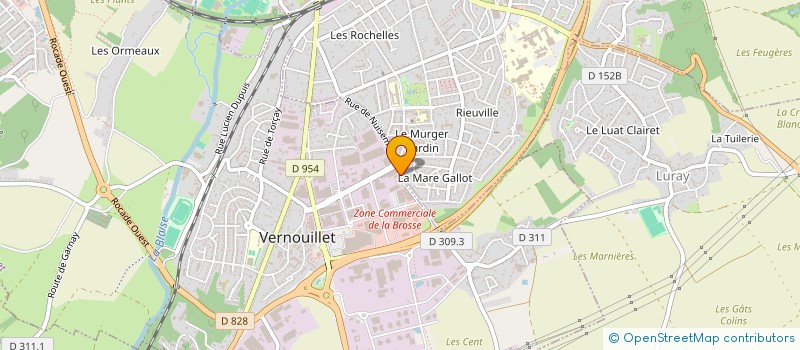 localisation de l'entreprise ADAR à VERNOUILLET