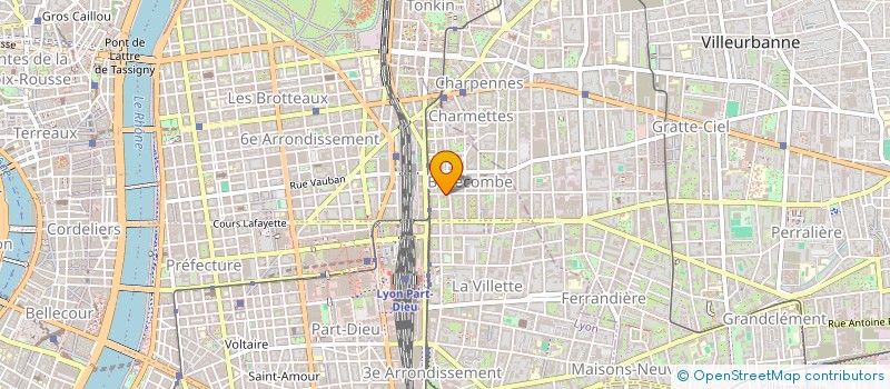 localisation de l'entreprise ADAR BELLECOMBE  LYON