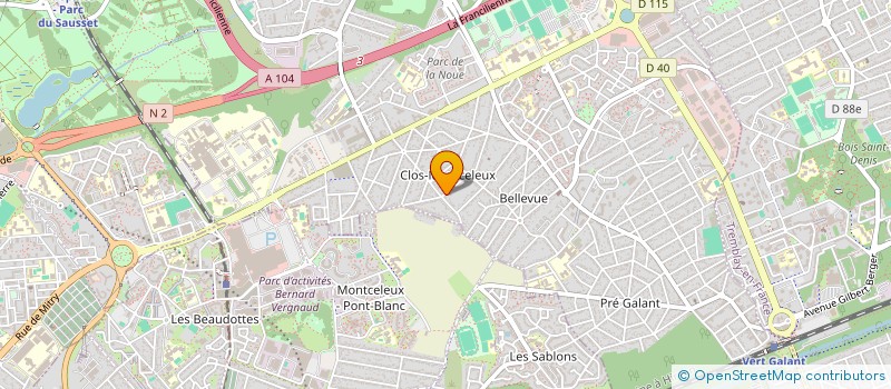 localisation de l'entreprise ADAR CONSEIL à VILLEPINTE
