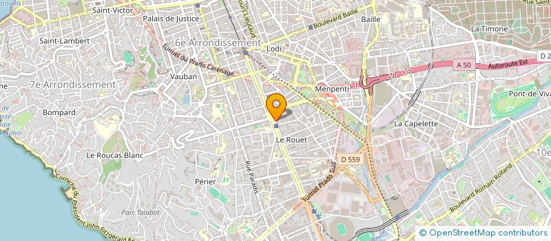 localisation de l'entreprise ADAR IMMO à MARSEILLE