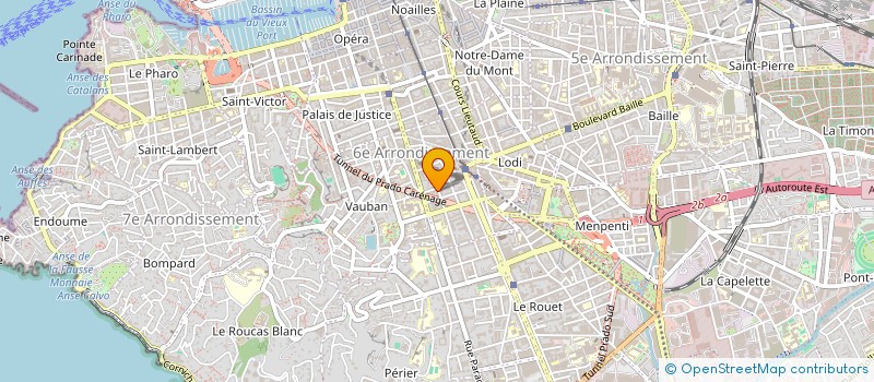 localisation de l'entreprise ADAR NBG  MARSEILLE