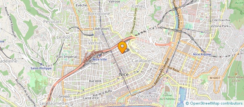 localisation de l'entreprise ADAR SARL  NICE