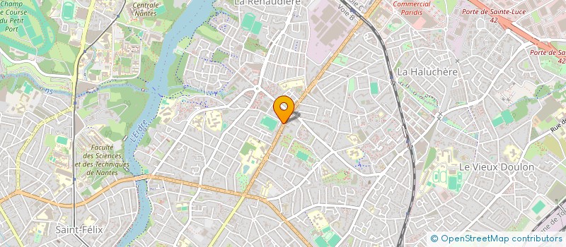 localisation de l'entreprise ADAR44 à NANTES
