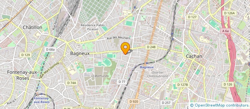 localisation de l'entreprise ADARAH à BAGNEUX