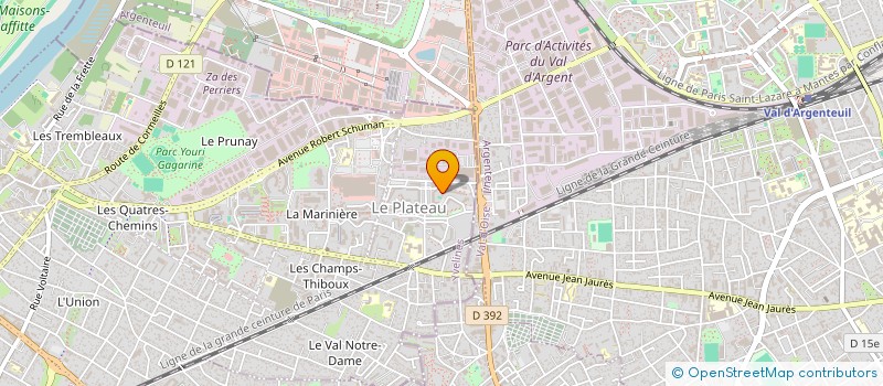 localisation de l'entreprise ADARE à SARTROUVILLE