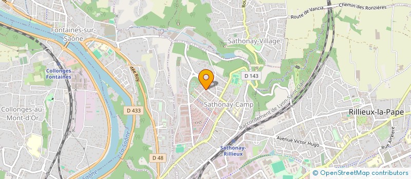 localisation de l'entreprise ADARISSA  ECULLY