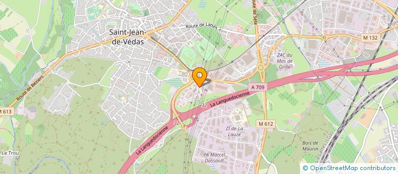 localisation de l'entreprise ADAS  SAINT-JEAN-DE-VEDAS