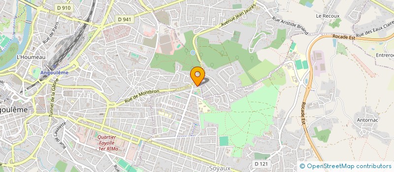localisation de l'entreprise ADAS ANGOULEME DEPANNAGE AUTOMOBILE SERVICE à SOYAUX