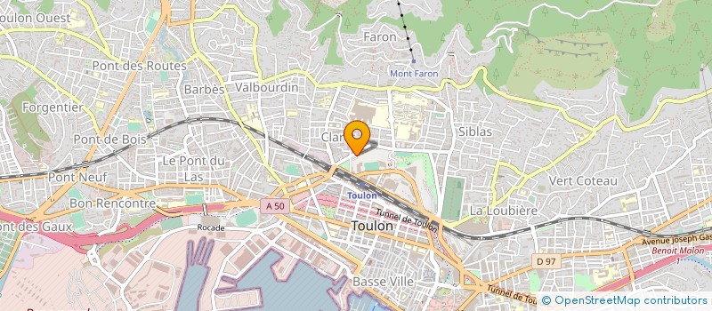 localisation de l'entreprise ADAS ASSO DEPAR ANIMA SPORTIVE à TOULON