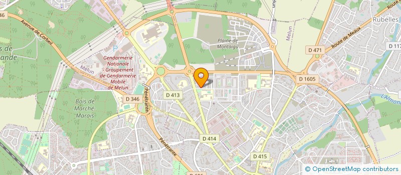 localisation de l'entreprise ADAS BTP  QUINCY-SOUS-SENART